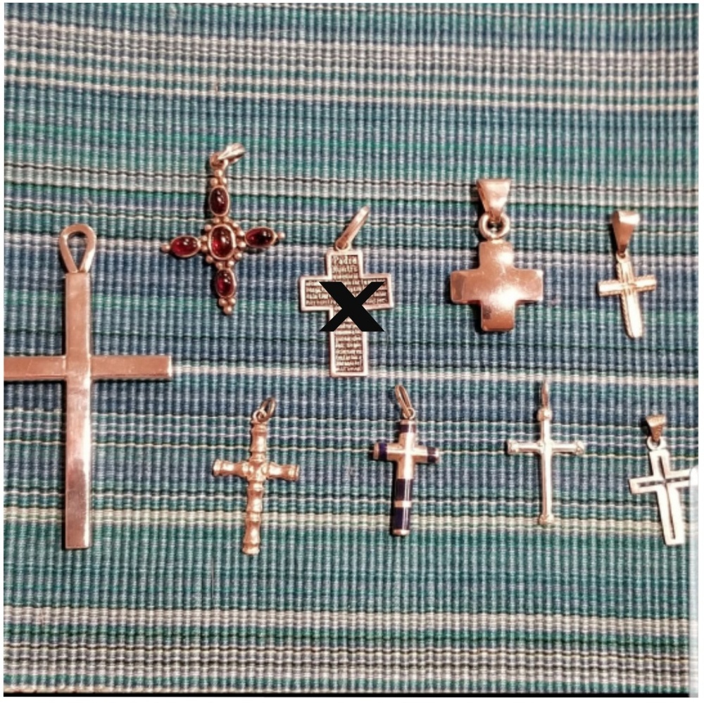 Sterling Silver Cross collection sold individually